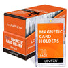 LOVFEN Magnetic Card Holder 10 Packs 35pt Card Holder Touch for Trading Cards U-V Protection Magnetic Card Case for Baseball Game Sports Cards Card Protectors Hard Plastic