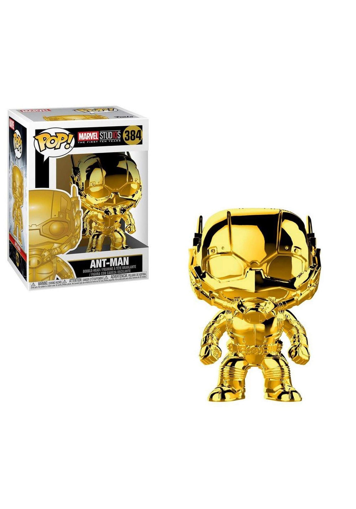Funko Pop! Marvel: Studio'S 10Th Anniversary - Ant-Man (Chrome)
