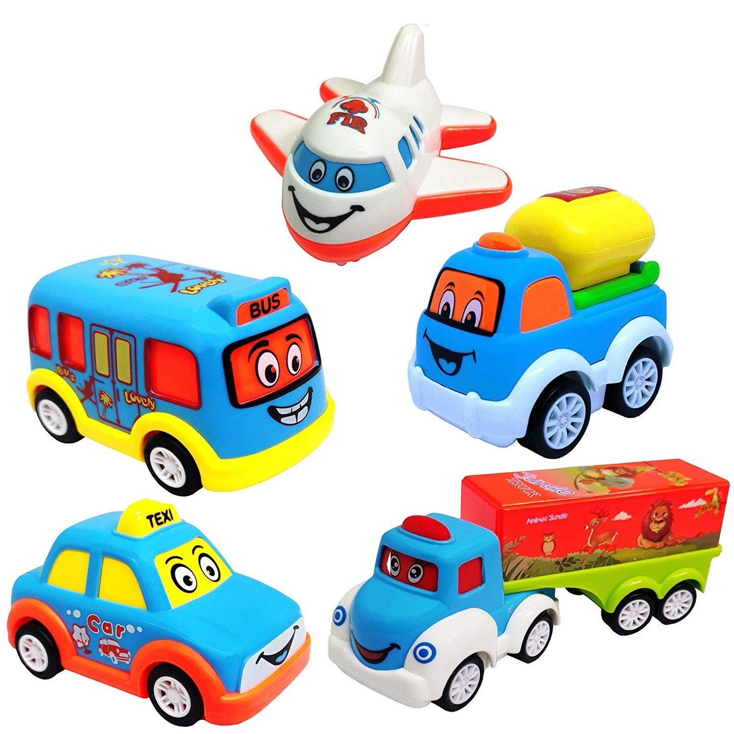 Storio Unbreakable Pull Back Vehicles| Push And Go Crawling Toy For Kids & Children, Power Friction Cars For 3+ Years Old Boys|G