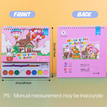 Watercolor Coloring Books for Kids Watercolor Paint Book water color paint sets for kids coloring books for kids ages 4-8 Water