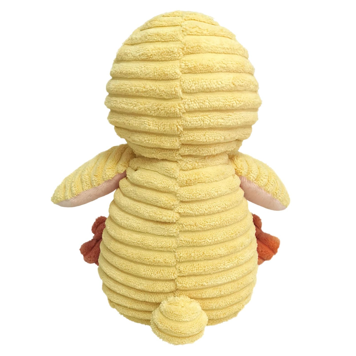 Doindute Corduroy Duck Plush Stuffed Animal, Cute Furry Yellow Duck Toy, Soft Cuddly Plushie Hugger Toy For Boys Girls, Gifts Fo