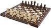 Handmade Chess Set European Ambassador With 21' Board And Hand Carved Chess Pieces