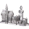Piececool 3D Puzzles For Adults Metal Model Kits, Neuschwanstein Castle Architecture Building Kits, Diy 3D Metal Puzzle For Teen Boys Girls Students, Great Birthday Gifts, 64 Pcs