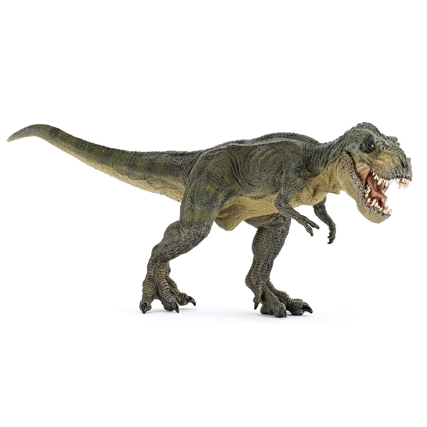 Papo Green Running T-Rex Dinosaur Figure - Realistic Collectible Toy for Kids and Dinosaur Lovers