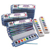 S&S Worldwide Color Splash! Watercolor Mega Pack, 8-Color Trays, Includes 24 Paint Trays w/ Brushes plus 12 Refills. Great For A