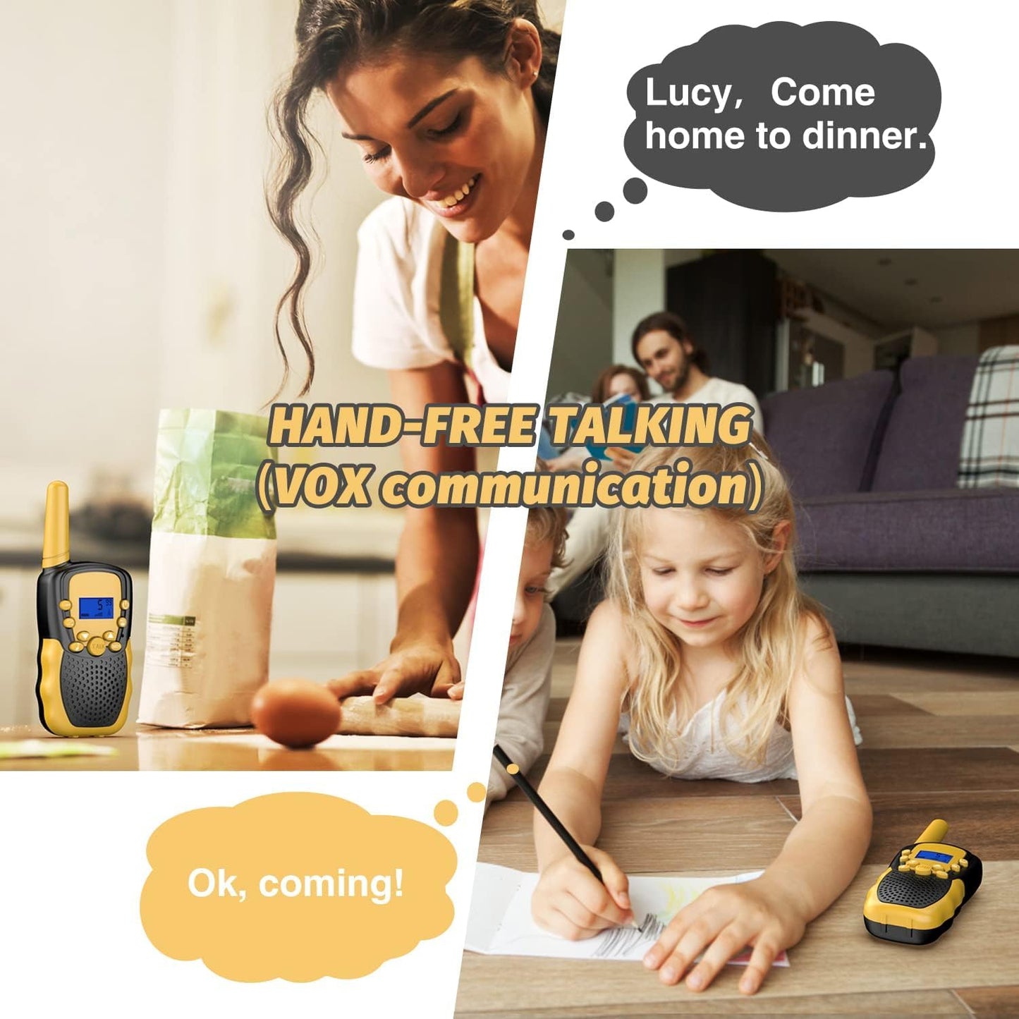 Selieve Toys For 4-14 Year Old Children'S, Walkie Talkies For Kids 22 Channels 2 Way Radio Toy With Backlit Lcd Flashlight, 3 Mi