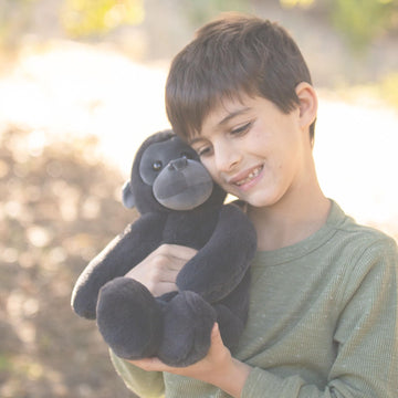 World'S Softest Plush Gorilla, Lushee, Large, 16'' Stuffed Animal For Baby, Toddler, Kids, Adults - Gorilla Plush Toy-Adorable T