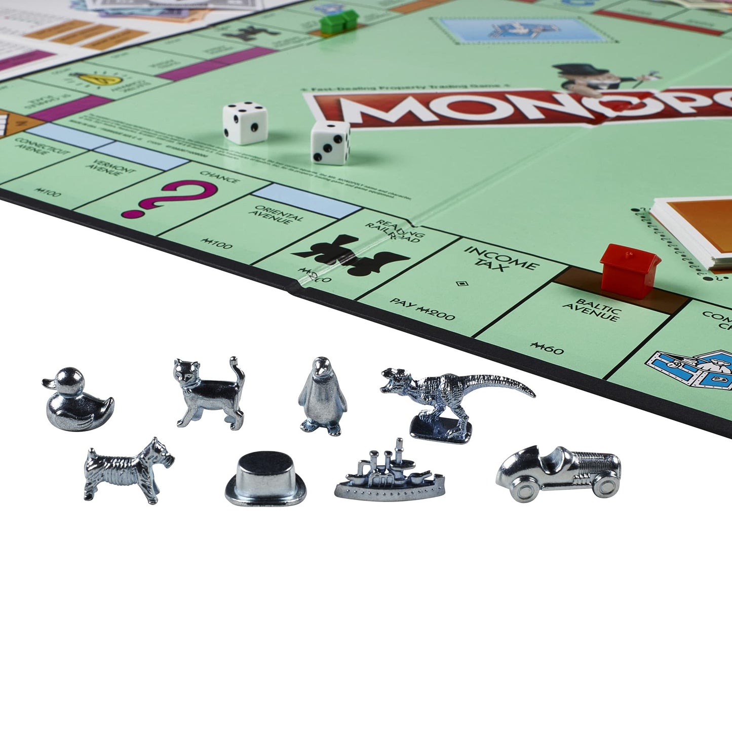 Monopoly Game for 2-6 Players, Family Board Game for Kids Ages 8+, Includes Fan Vote Community Chest Cards, Multicolor
