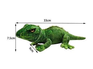 Woki 12'' Creative Lizard Iguana The Bearded Dragon Lizard Stuffed Animal Plush Toy (Including Tail Measurement)