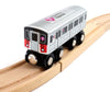 Muni Pals Munipals New York City Subway Wooden Railway (A Division/Irt) 7 Train/Flushing Express-Child Safe And Tested Wood Toy