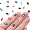100Pcs Miniature Bats For Crafts Dollhouse Cute Halloween Decor Mini Bats Decor Miniature Things For Fairy Garden Dollhouse Micr