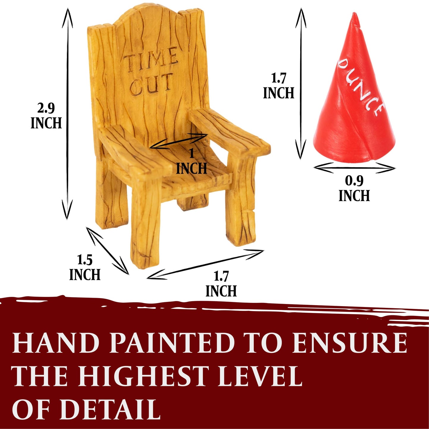 DnD Dice Jail - Time Out Chair & Dunce Hat - Punish Your Bad Dice in our Chair Of Shame - Accessories / Gift for Dungeons and Dr