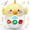 Wowohage Baby Toys 0-6-12 Months, Plush Chick Musical Toys, Cute Stuffed Animal Infant Toys With Light & Sounds, Roly-Poly Senso