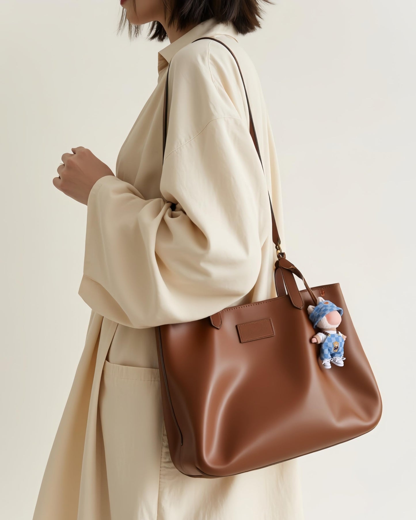 4pcs Handcrafted Doll Clothes Set for 15cm/17cm Labubu Dolls (No Doll No Shoes) Cute and enhanced Outfits Accessories Stylish Clothes for Boys Girls Birthday Collectors (Blue Overalls Set) AK053BL