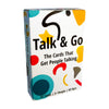 Talk And Go - Conversation Starter Cards For Travel | Take Anywhere Questions For Friends And Family, Ice Breakers Get People Ta