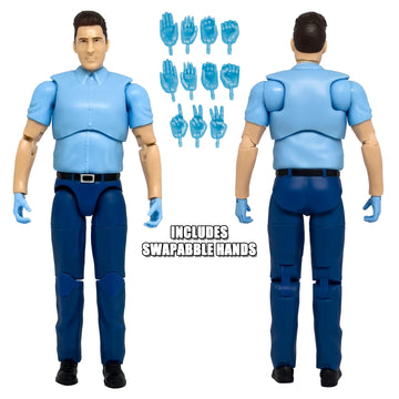 Ultimate EMT Ambulance Driver with Deluxe Articulation for Wrestling Action Figures