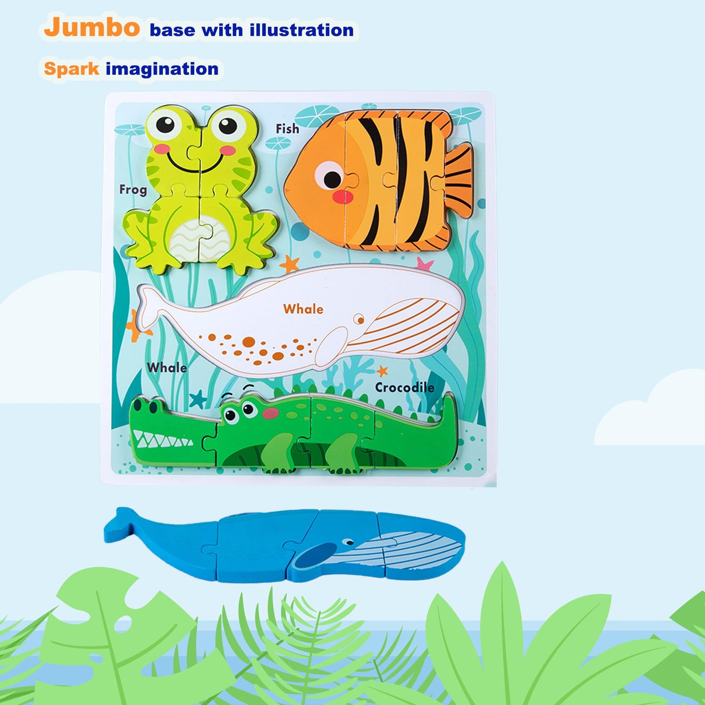 Wooden Educational Puzzles For Toddlers 2-4,Toddler Montessori Puzzle Ages 1-3, Learning Toys For 2 3 Years Old, Wood Gifts For Preschool Kids Boys Girls