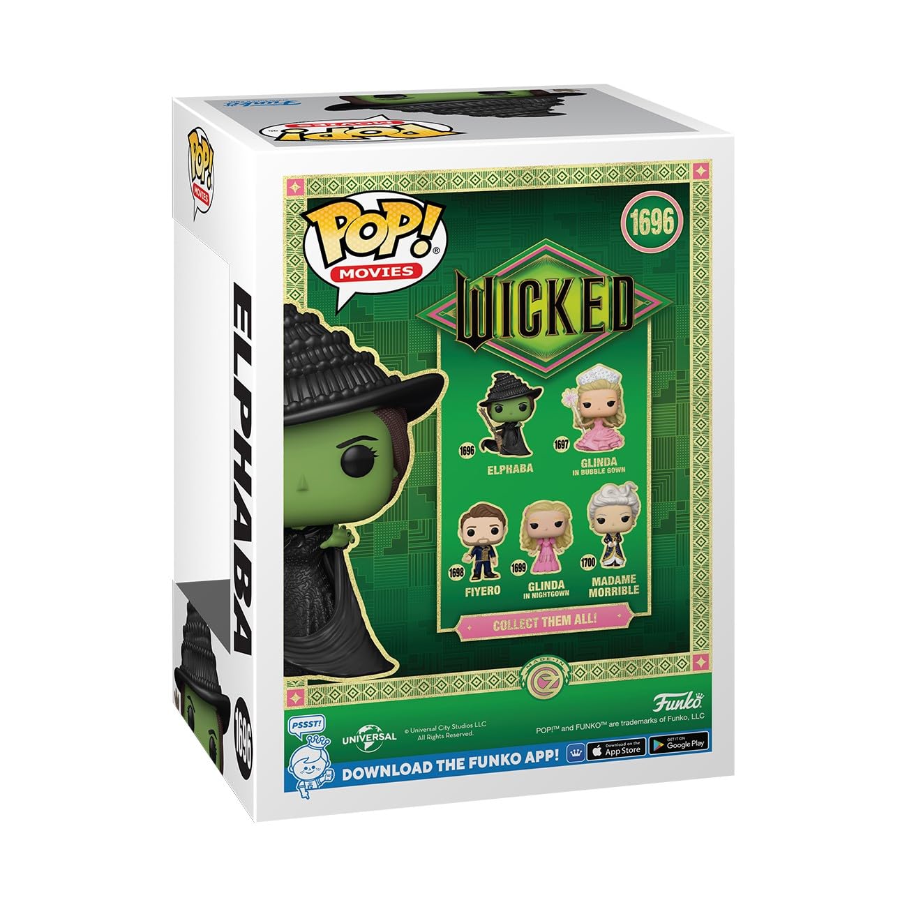 Funko POP Elphaba - Wicked Collectible Vinyl Figure | Multicolor | Perfect Gift for Kids & Adults | Official Merchandise for Collectors