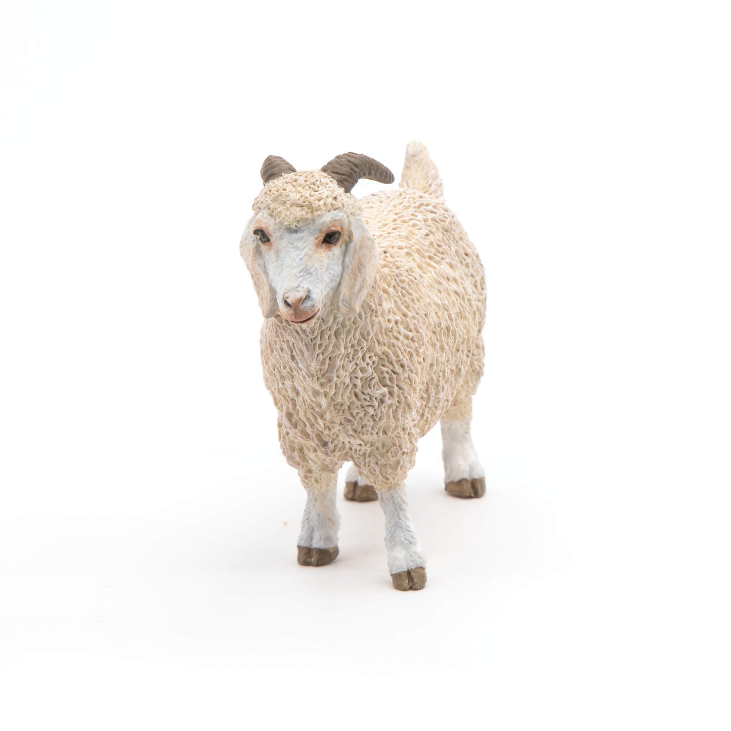 Papo -Hand-Painted - Figurine -Farmyard Friends -Angora Goat -51170 - Collectible - For Children - Suitable For Boys And Girls - From 3 Years Old