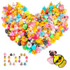 100Pcs Jeeper Ducks With Tags For Ducking,Rubber Ducks In Bulk,100 Pack Rubber Ducks+100Cards Tags+100 Straps (100 Pcs)