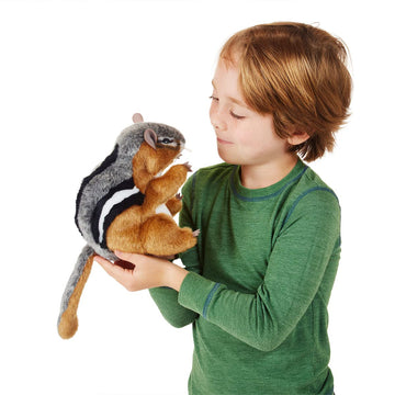Folkmanis Chipmunk Hand Puppet, Brown