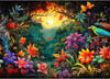 Huadada Jigsaw Puzzles For Adults 1000 Piece Jigsaw Puzzles For Adults Challenging Game Puzzles With Letters On Back (Flowers And Birds)