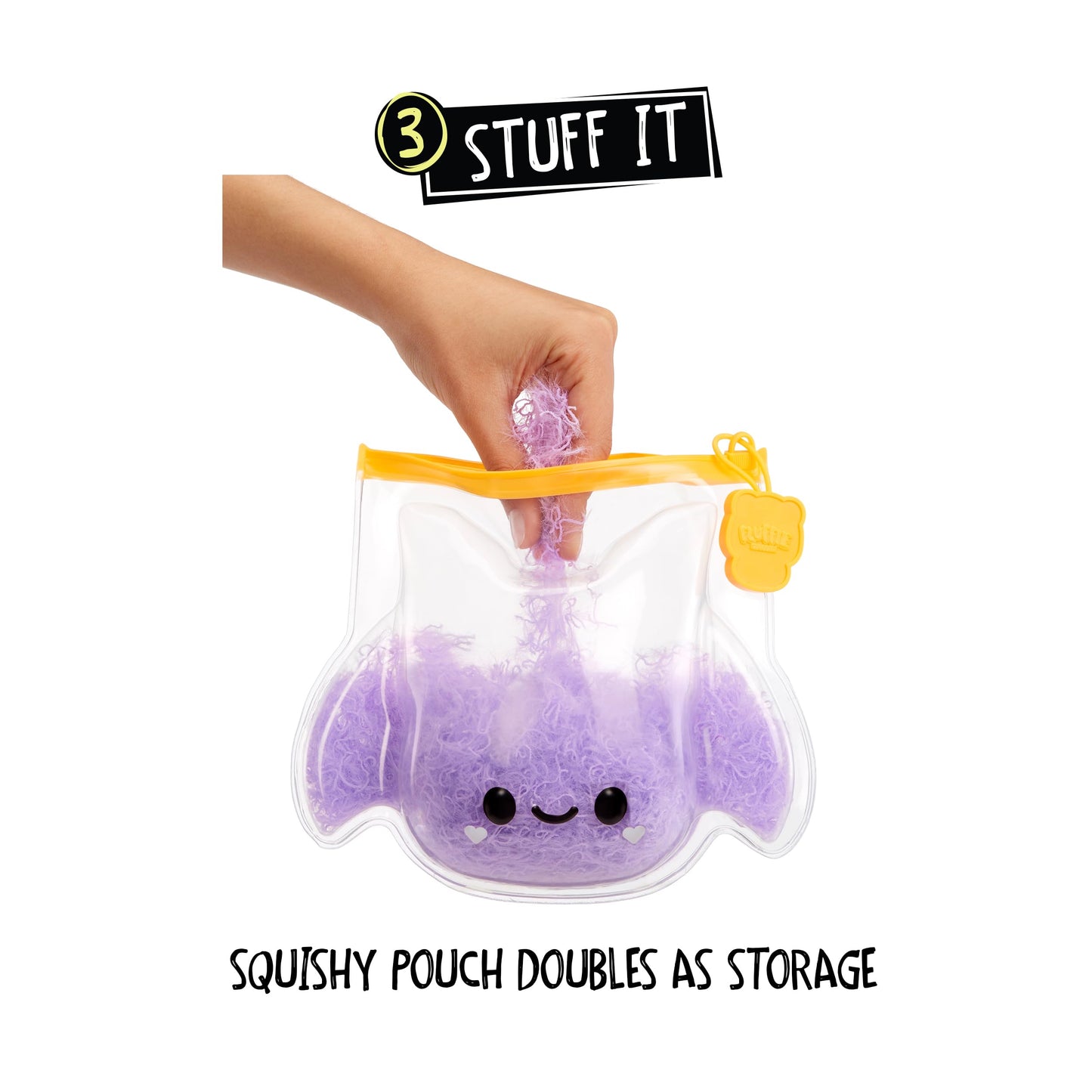 Fluffie Stuffiez Halloween Bat Plush, Surprise Unboxing, Ultra Soft Fidget Toy, Multicolor, Model 514268