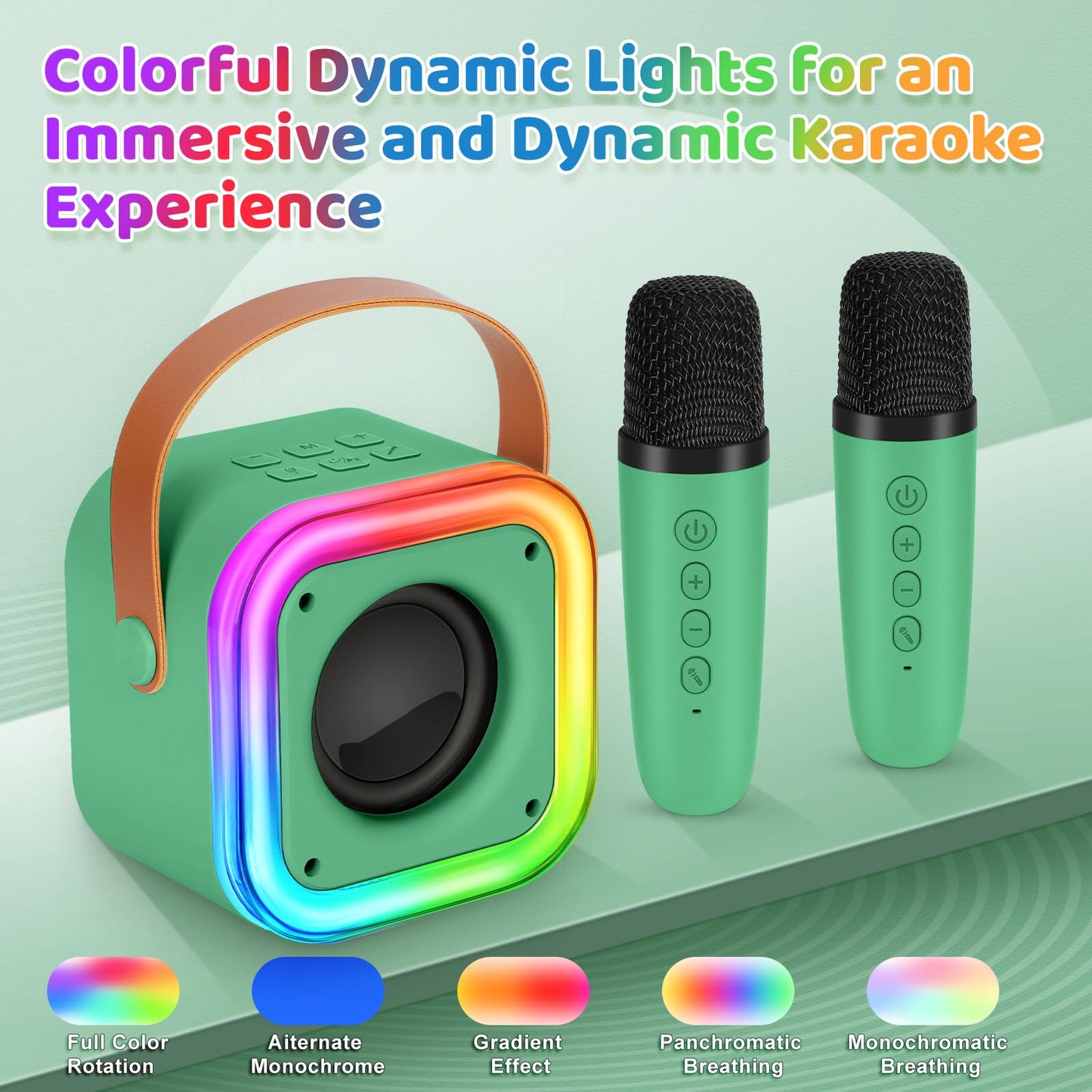 Mini Karaoke Machine For Kids, Girl Toys Gifts, Kids Karaoke Wireless Microphone For 4,5,6,7,8,9,10,11,12 Years Old Boys And Gir