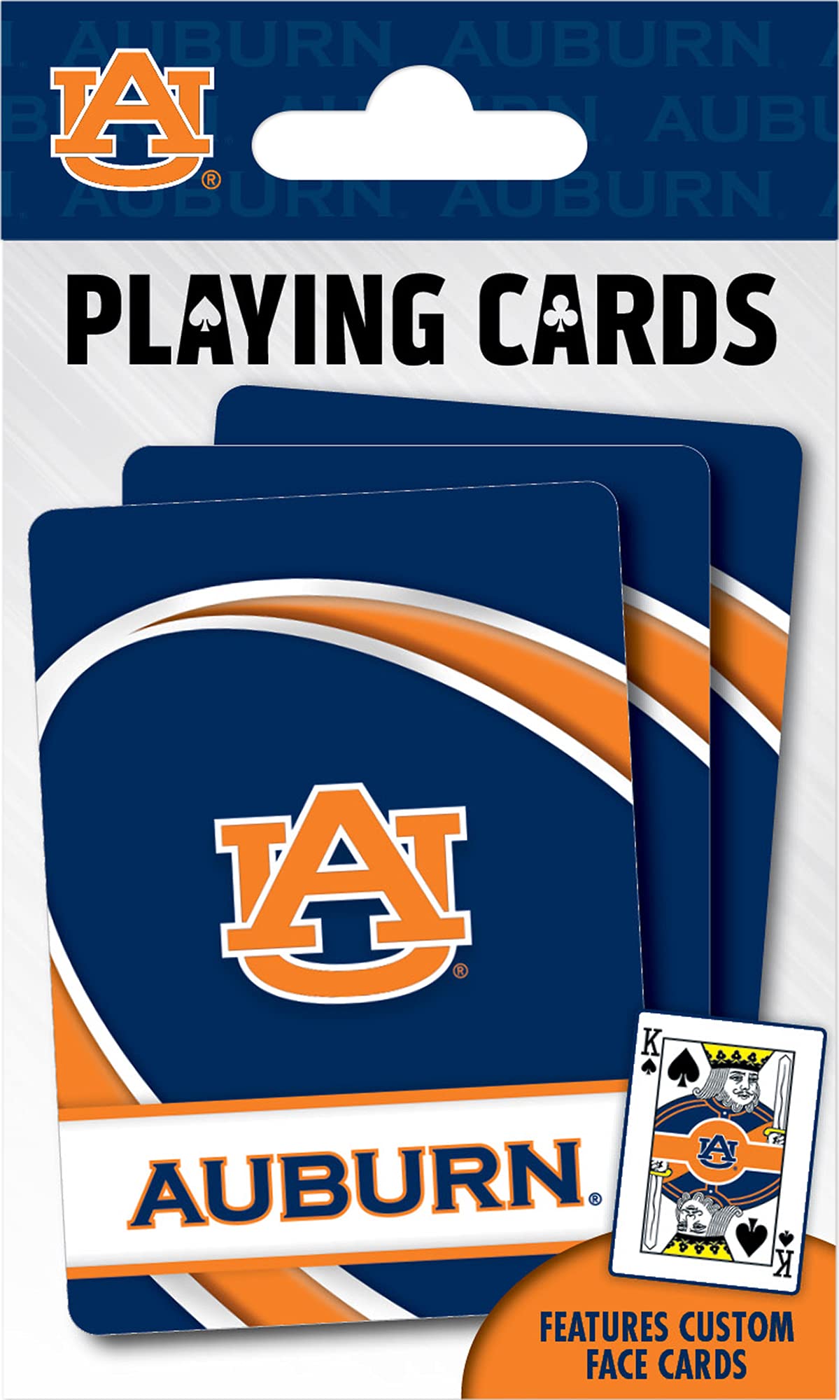 Masterpieces Ncaa Auburn Tigers, Playing Cards