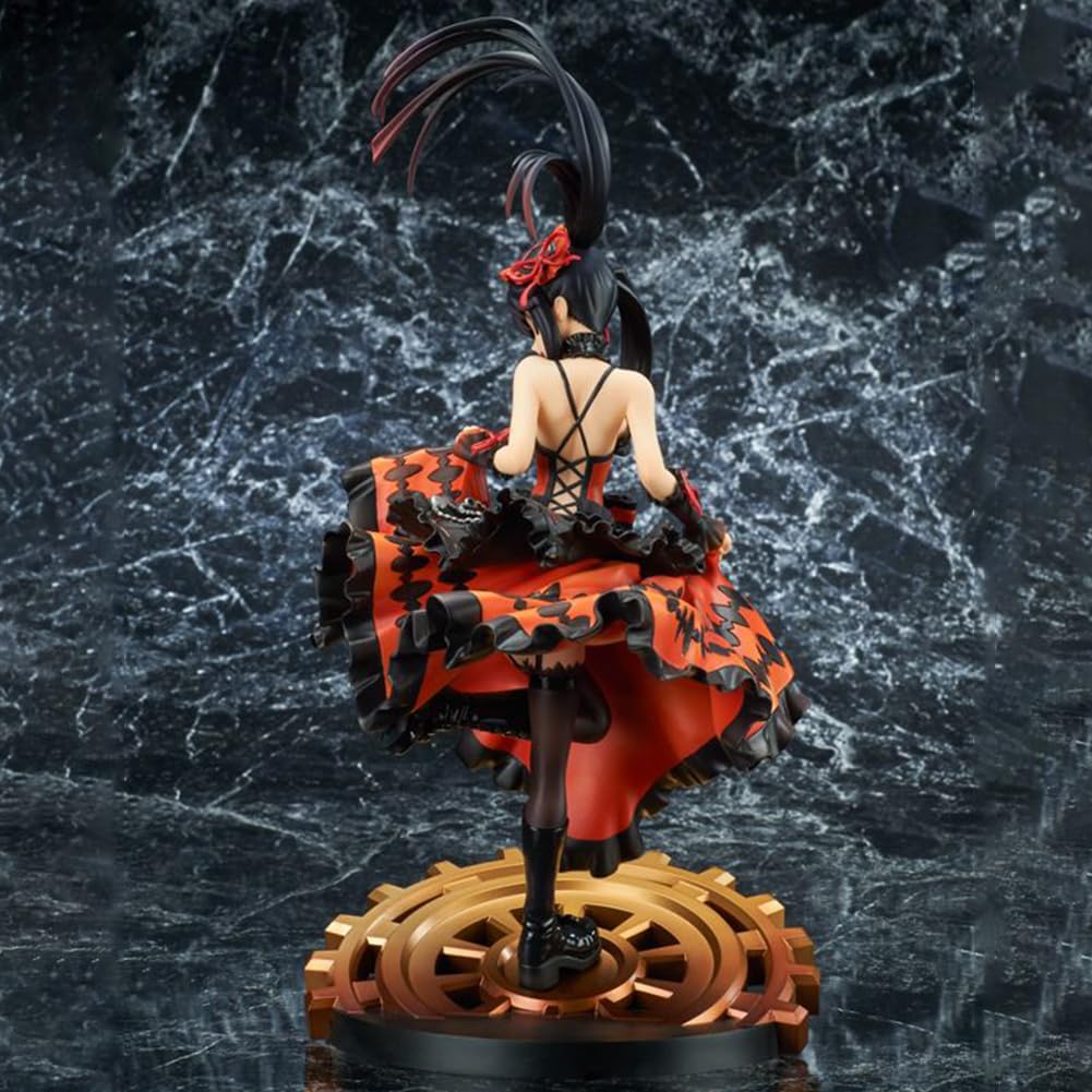 Lunk Tokisaki Kurumi Action Figure Standing Position Model Pvc Anime Statue Character Collections Model Ornaments 11 Inch