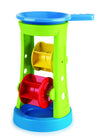 Hape Double Sand and Water Wheel Kid 's Beach Toy L: 8.1, W: 11.4, H: 6.4 inch