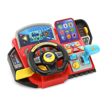 VTech Race and Discover Driver - Medium Multicolor Plastic Toy - Model 80-558900