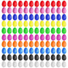 Olutacot 120 Pcs Plastic Egg Shakers - Colorful Musical Maracas for Kids, DIY Painting, 10 Colors