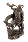 9.25 Inch Norse God - Heimdall Cold Cast Bronze Sculpture Figurine