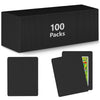 DEDC 100 Packs Trading Card Shipping Protectors Black Card Protector Shipping for Top Loaders Soft Card Sleeves and Semi-Rigid Card Holder Trading Card Shipping Supplies Card Grading Essential