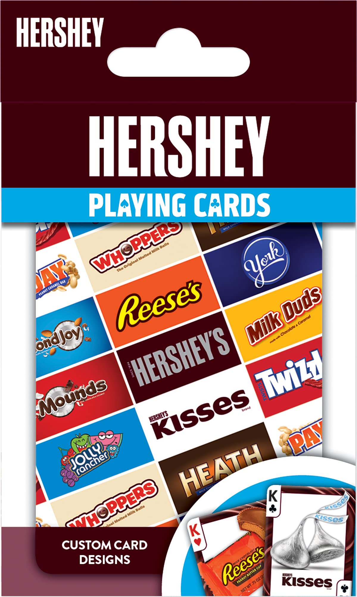 Masterpieces Officially Licensed Hershey Playing Cards - 54 Card Deck For Adults