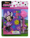 Minnie Diary with Pom Pen on Card