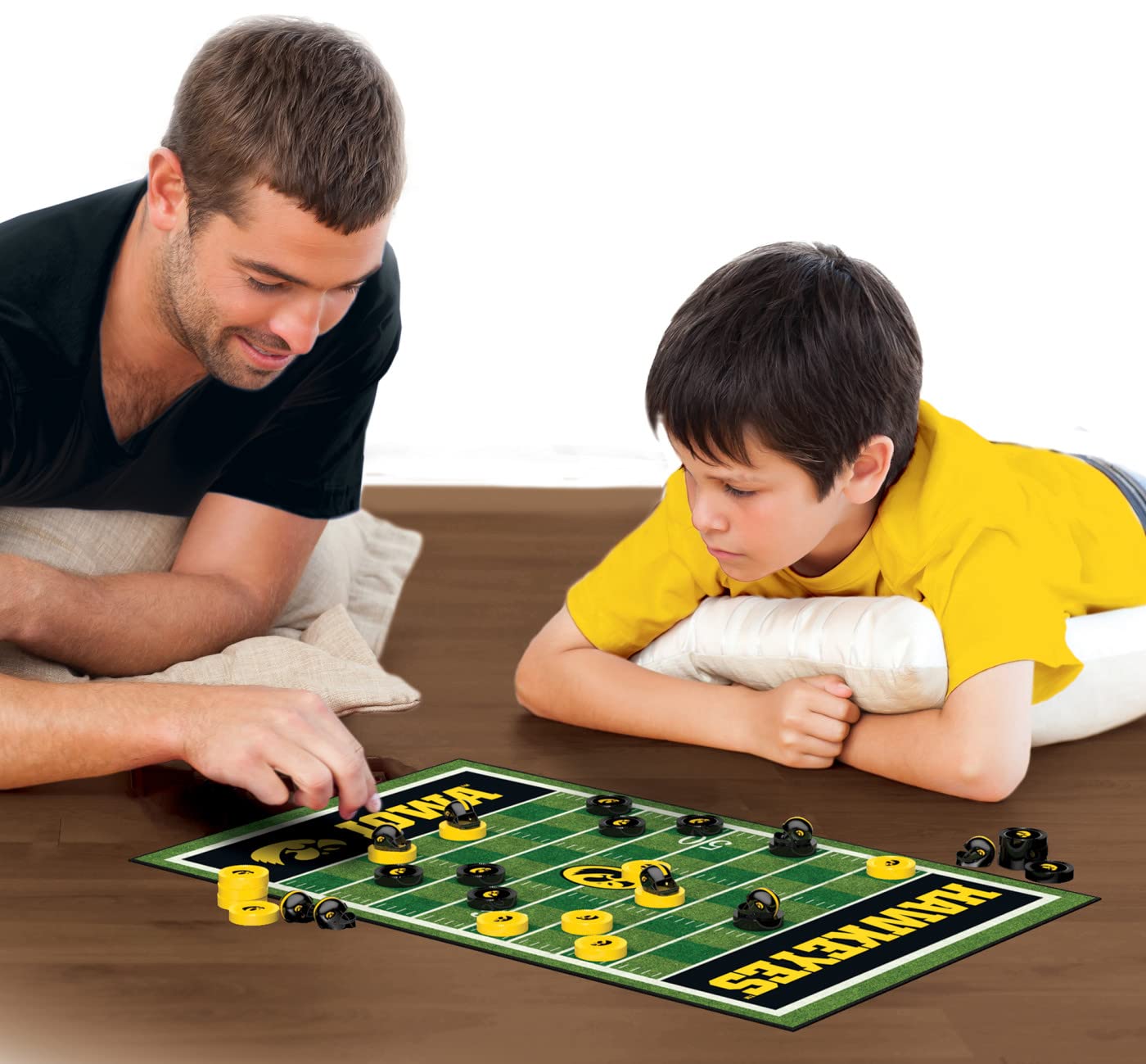 Masterpieces Ncaa Iowa Hawkeyes Checkers Board Game , 13'' X 21''
