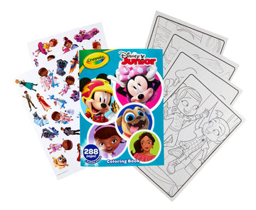 Crayola Disney Coloring Book, 288 Pages, Ages 3-6, Multi Color, 3 Piece Set, Model 042645
