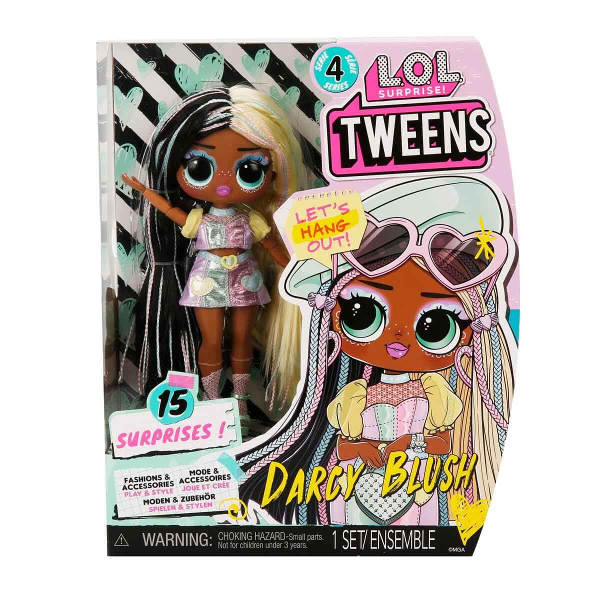 L.O.L. Surprise! Tweens Series 4 Fashion Doll Darcy Blush With 15 Surprises And Fabulous Accessories – Great Gift For Kids Ages 4+