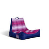 Big Joe Captain'S Float No Inflation Needed Pool Lounger With Drink Holder, Faded Stripe Fuchsia Double Sided Mesh, Quick Draining Fabric, 3 Feet