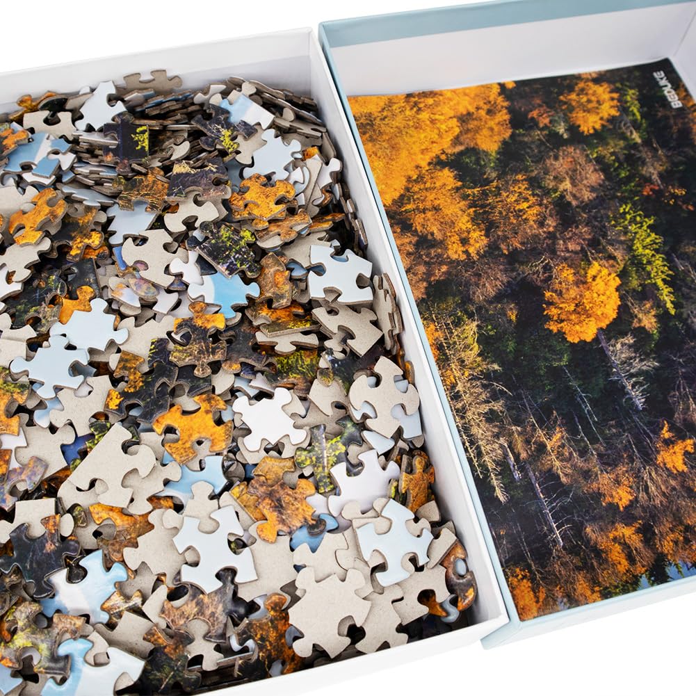 Beduke Jigsaw Puzzles 1000 Pieces For Adults Great Smoky Mountain National Park 1000 Piece Puzzle Thick Sturdy Precise Interlock