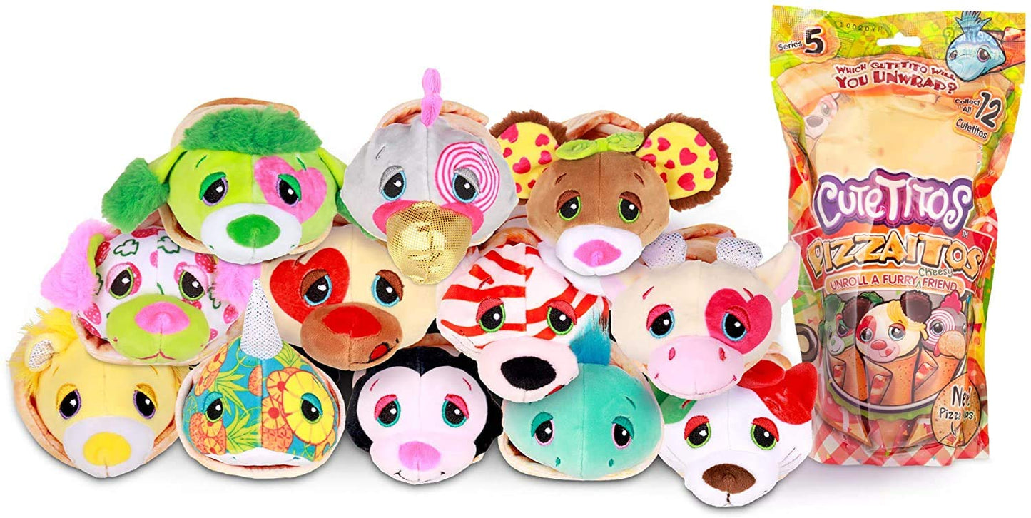 Cutetitos Pizzaitos - Surprise Stuffed Animals - Collectible Pizza Plush - Ages 3+ - Series 5