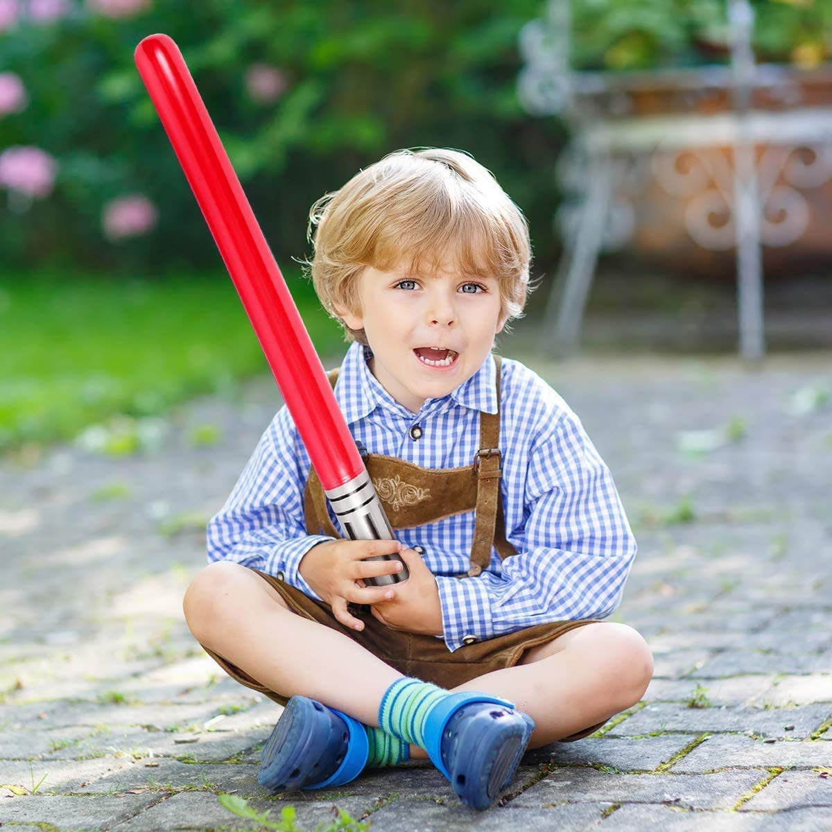 15PCS Inflatable lightsaber - Halloween/Christmas Party Bags Stocking Stuffers Favors Inflatable Swords for Star Wars Themed Par