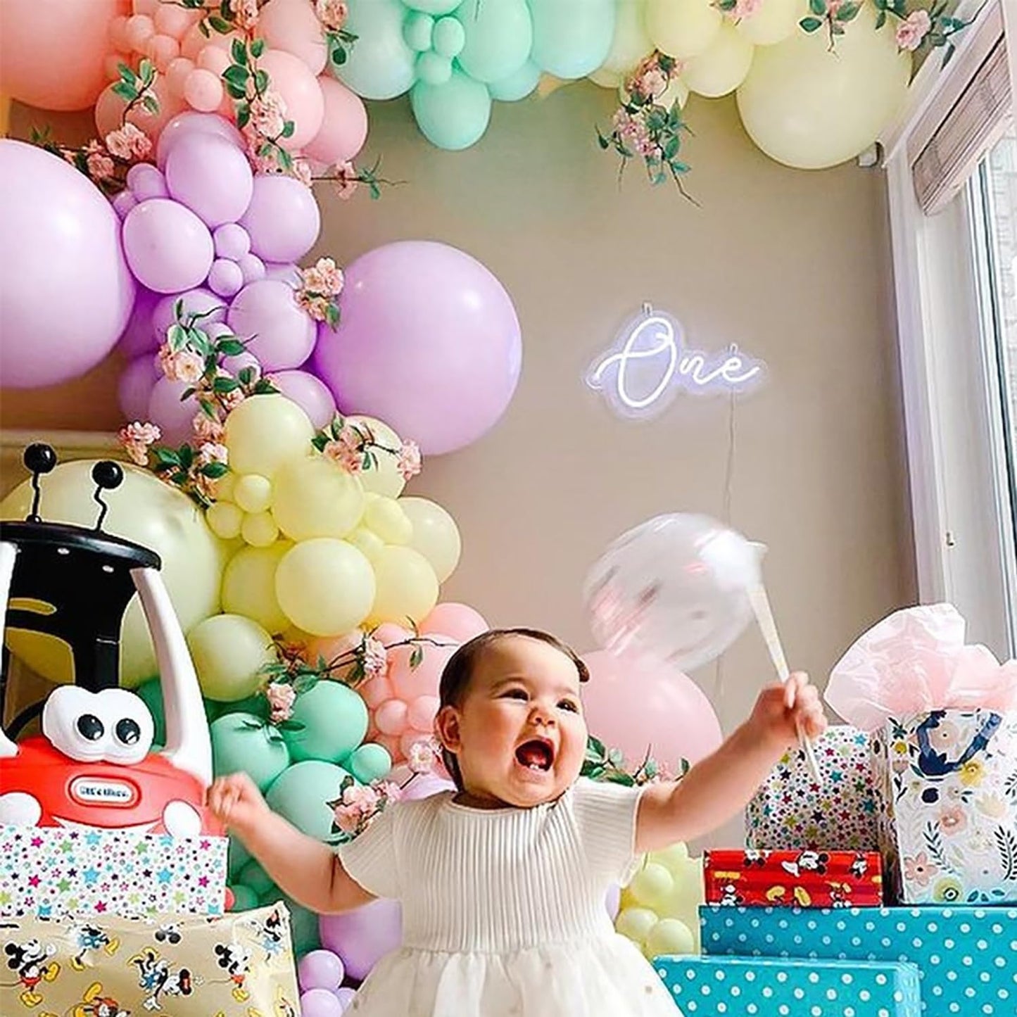 Kalor 18 Inch Pastel Purple Balloons, 10Pcs Thick Latex Round Helium Balloons For Birthday Family Party Wedding Party Baby Shower Decoration Supplies