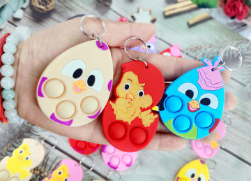 20 Packs Bulk Born Egg Mini Pop Fidget for mature-themed and Kids Small Easter Party Favors and Classroom Student Gifts