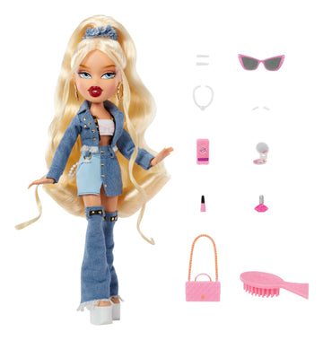 Bratz Alwayz Cloe Fashion Doll with 10 Accessories & Poster, Multicolor, Onesize - Perfect for Fashion Doll Collectors