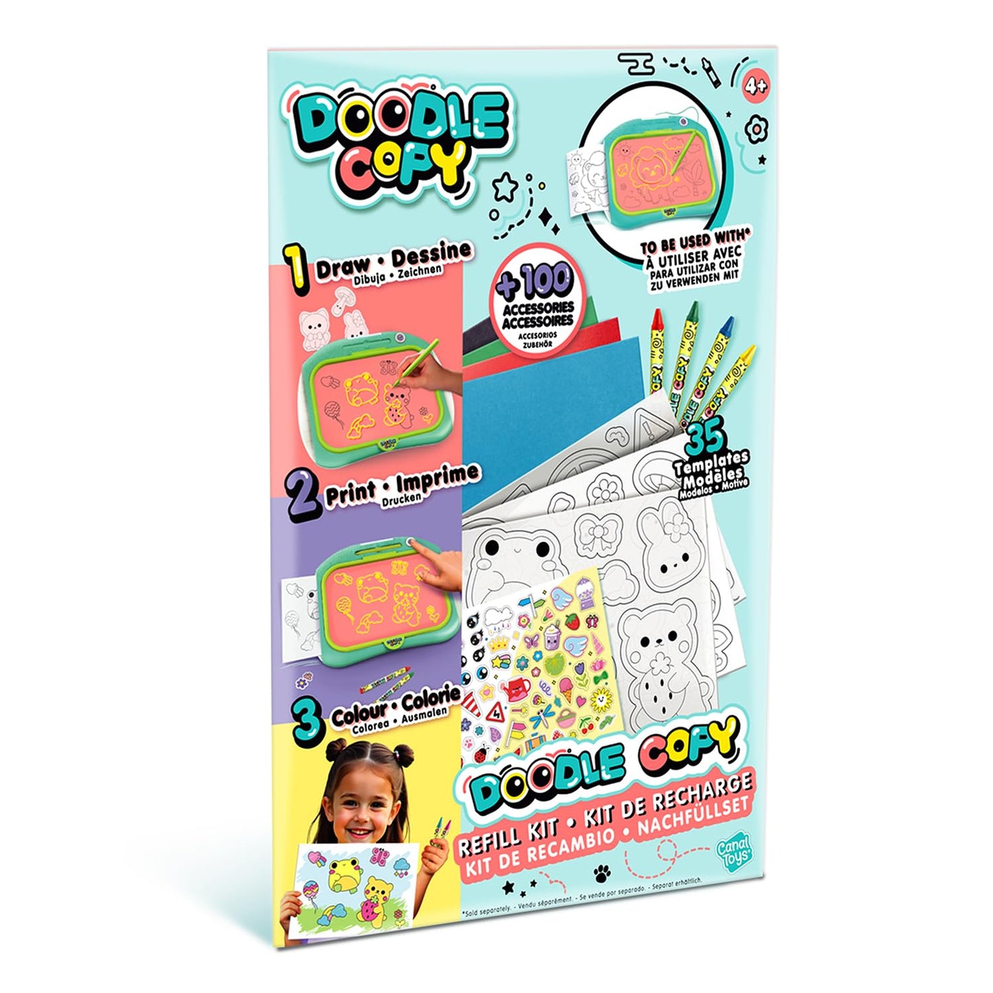Doodle Copy Refill Set for Drawing and Printing