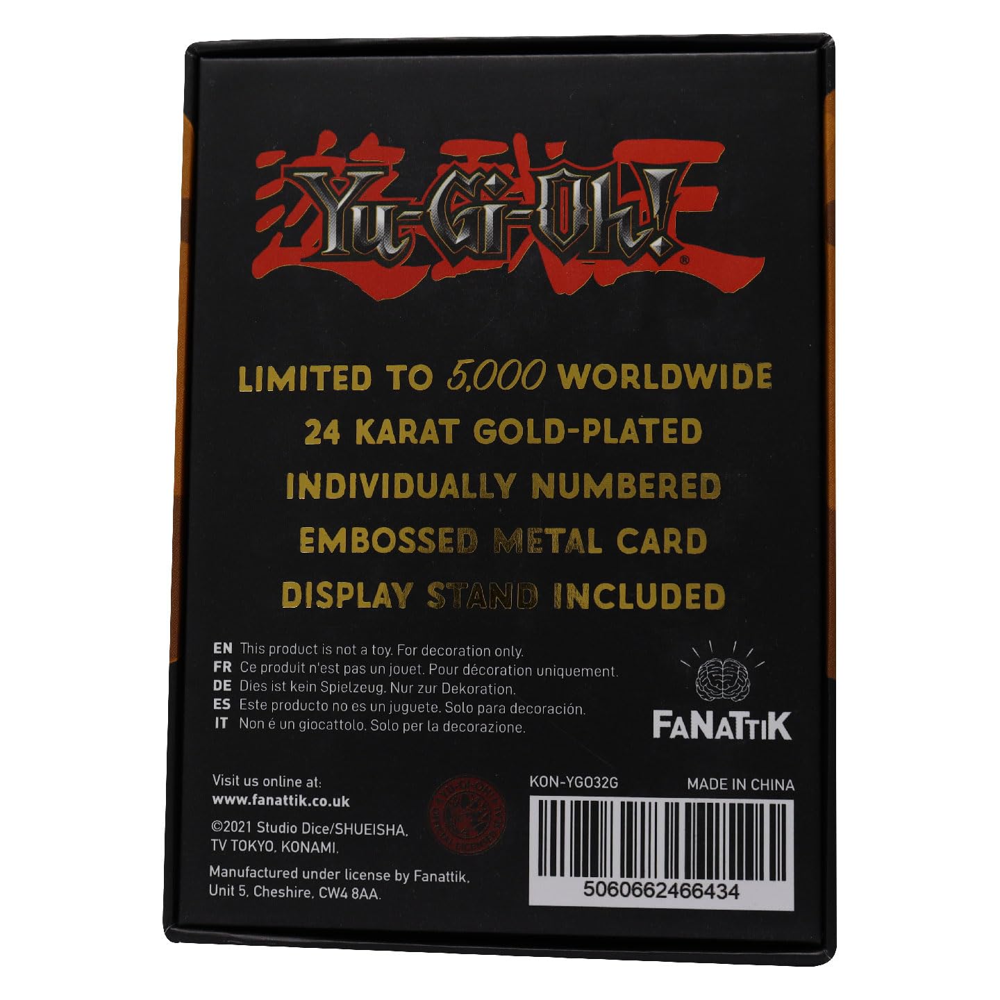 Yu-Gi-Oh! - Marshmallon - Carte En Métal Plaqué Or Collector