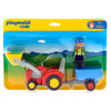 Playmobil Tractor With Trailer